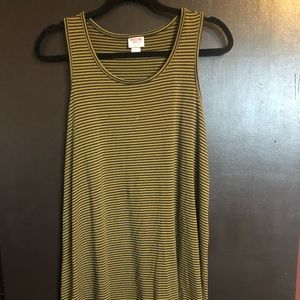 Striped t-shirt dress